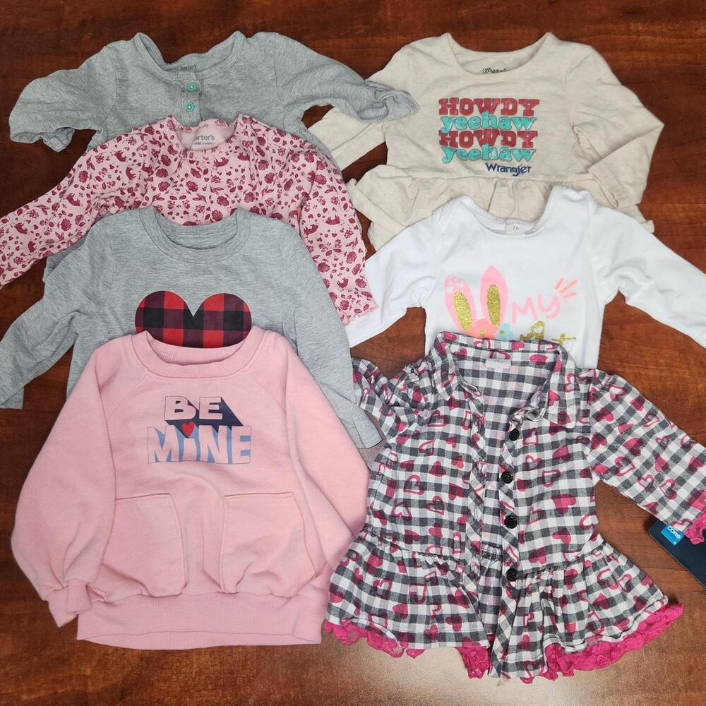 12m baby girl clothing lot